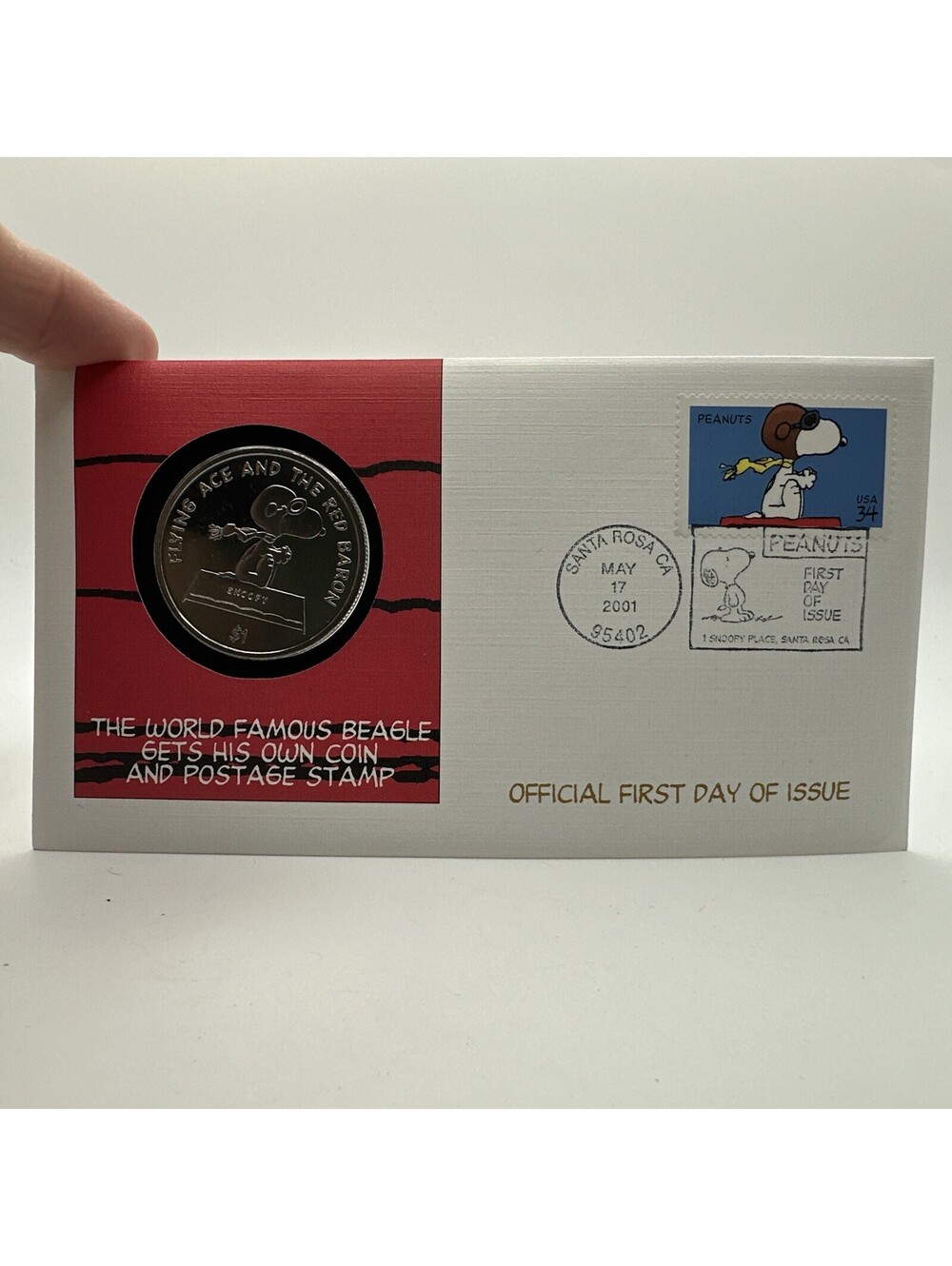 Snoopy Commemorative $1 Cupronickel silver coin